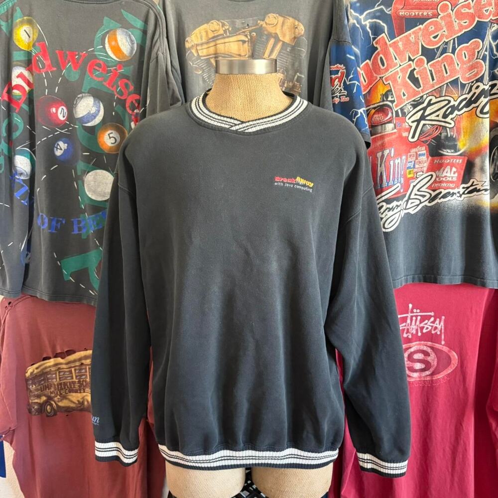 Vintage 1990s java computers crewneck - image 1